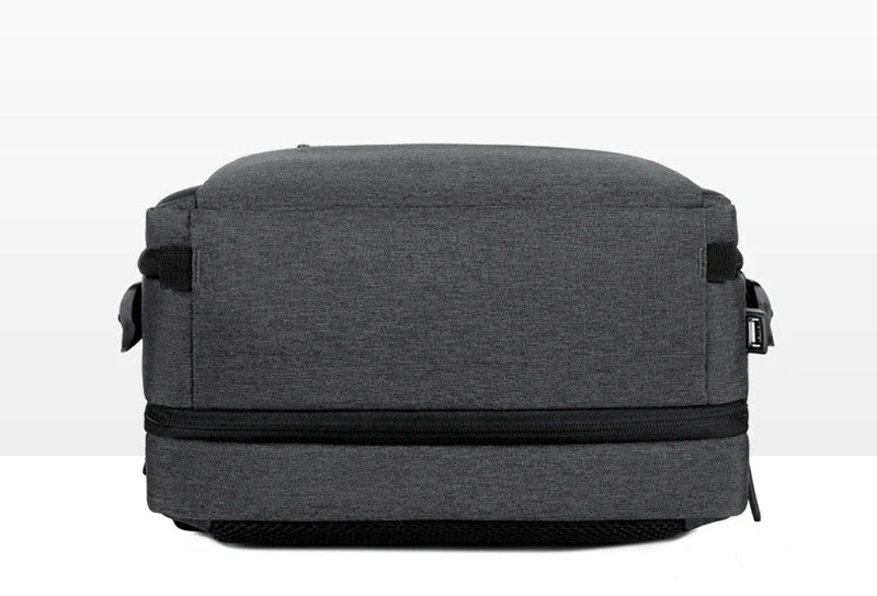 Travel Backpack Men Business Backpack School Expandable USB Bag Large Capacity Laptop Waterproof Fashion Backpack Red Magic