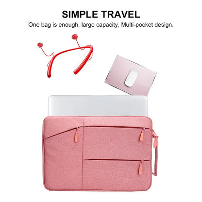 Laptop Bag Sleeve For Macbook Air M1 Mac Book Pro M2 M3 Lenovo iPad 13 14 15 15.6 16 Inch Notebook Case Cover Tablet Accessories Red Magic