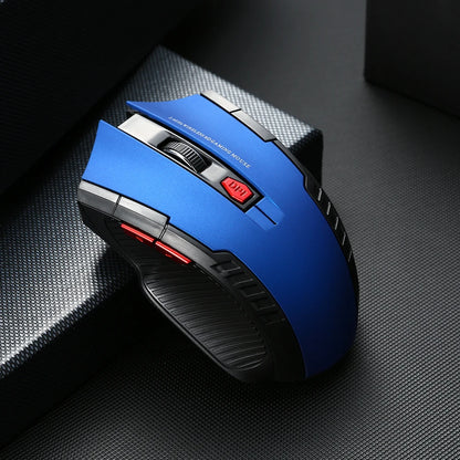 2.4G Wireless Mouse 1600DPI Optical Mouse Gamer for Computer 6 Buttons Wireless Mice with USB Receiver for PC Laptop Accessories Red Magic