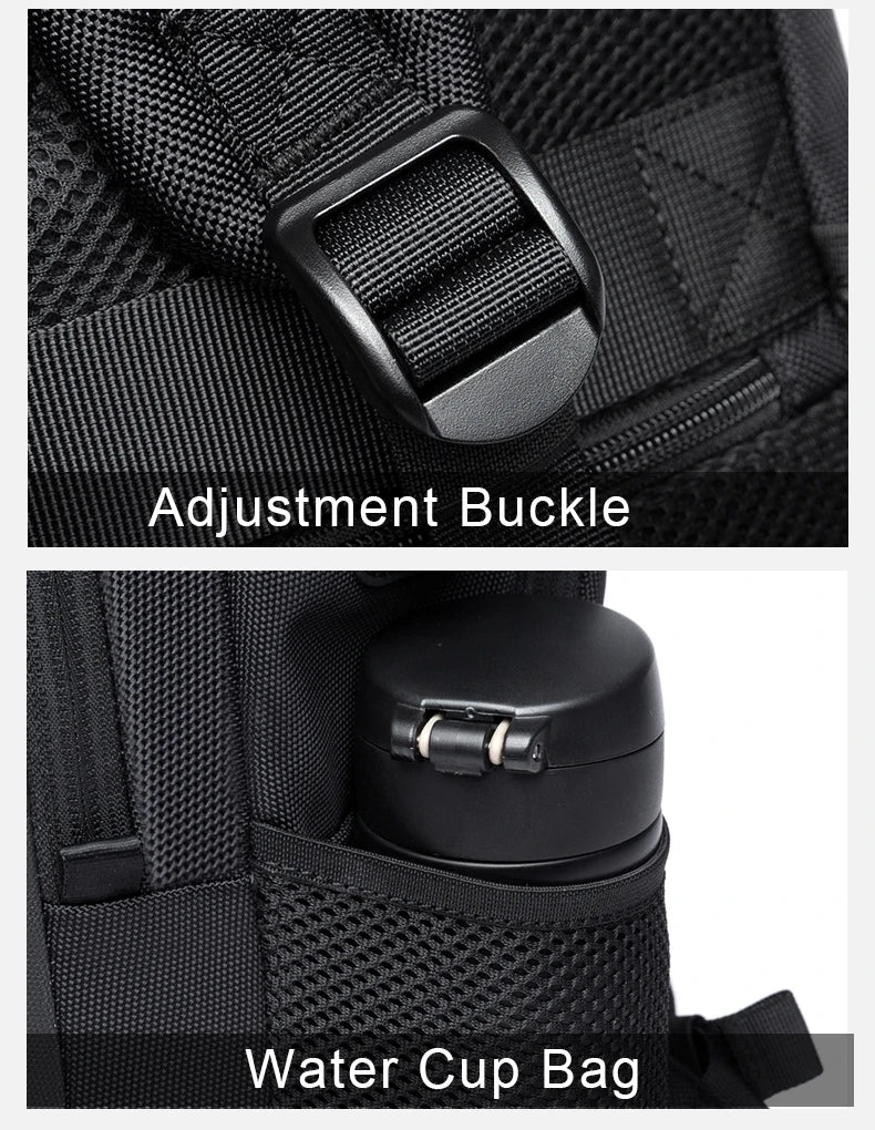 Travel Laptop Backpack Fits 15.6 Inch Laptop for Men and Women Waterproof with Side Mesh Pocket USB Charging Port Red Magic