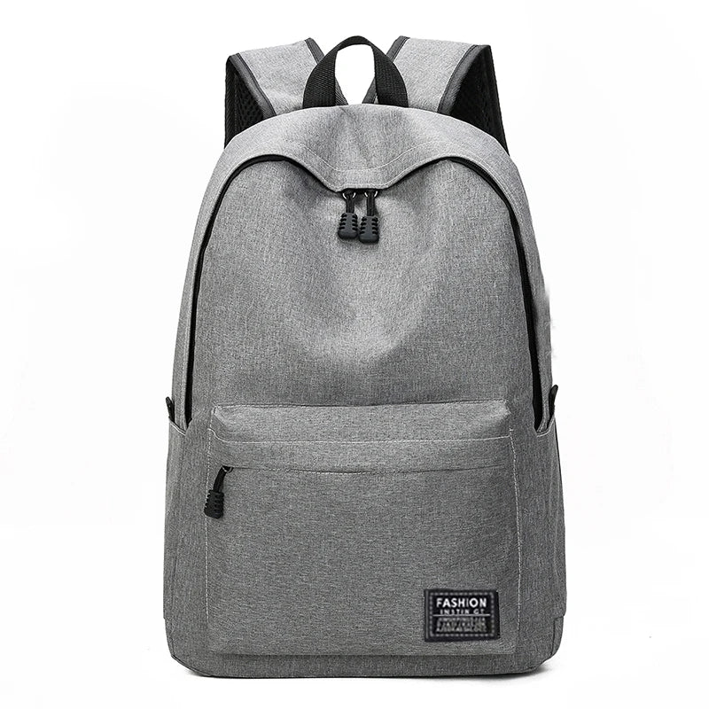 15 Inches Versatile Backpack Trendy Washable Oxford Cloth Computer Bag Black Gray Blue Red School Student Backpack Unisex Red Magic