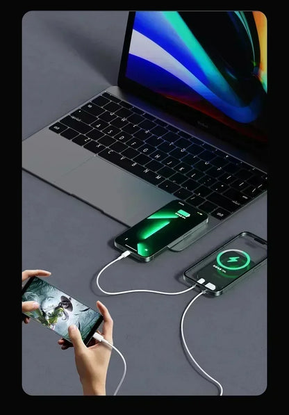 200000mAh ultra-large capacity  Fast Charging Xiaomi Magnetic Wireless Power Bank 22.5w Portable Type C Mini Power Bank For Ipho Red Magic