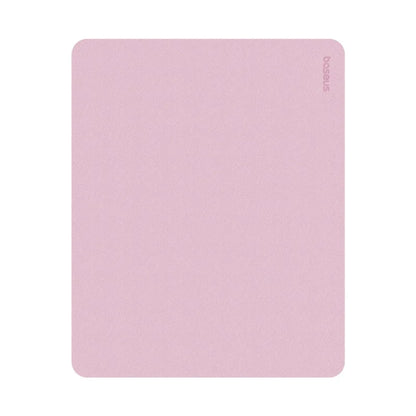Baseus Simple Color PU Leather Mouse Mat Anti-slip Waterproof 26*21cm Mouse Pad School Supplies Office Accessories Desk Set Red Magic