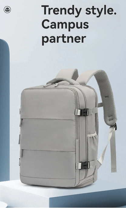 Lumin Backpack 42x18x29 Cabin Bag Travel Backpack for Men Women Hand Luggage Leisure Laptop Backpack mochila para viaje cabina Red Magic