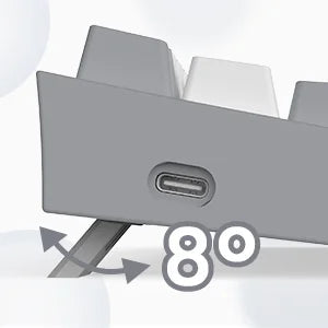 Redragon K617 Fizz 60% Wired RGB Gaming Keyboard, 61 Keys Hot-Swap Compact Mechanical Keyboard Red Switch Red Magic