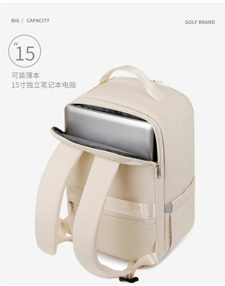 New Casual Backpack, Short-Distance Travel Backpack, Fashionable and Versatile Multi-Compartment Laptop Bag Red Magic