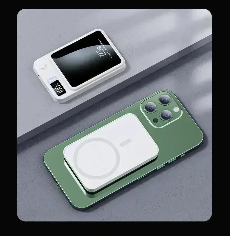 200000mAh ultra-large capacity  Fast Charging Xiaomi Magnetic Wireless Power Bank 22.5w Portable Type C Mini Power Bank For Ipho Red Magic