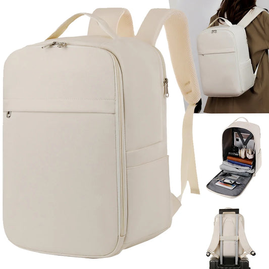 New Casual Backpack, Short-Distance Travel Backpack, Fashionable and Versatile Multi-Compartment Laptop Bag Red Magic
