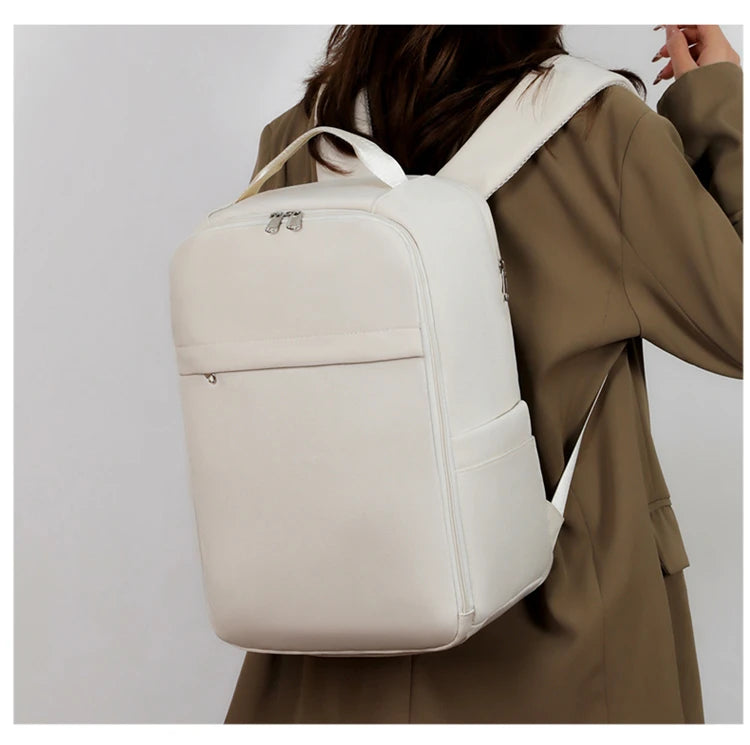 New Casual Backpack, Short-Distance Travel Backpack, Fashionable and Versatile Multi-Compartment Laptop Bag Red Magic