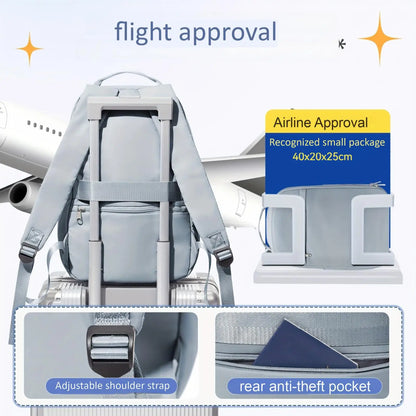 New Business Backpack - Fits 14"/15" Laptops, Great for Short Trips. Colorful, Cabin-Approved. Unisex, Stylish & Practical Red Magic