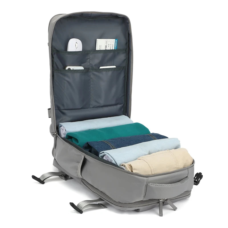 Lumin Backpack 42x18x29 Cabin Bag Travel Backpack for Men Women Hand Luggage Leisure Laptop Backpack mochila para viaje cabina Red Magic