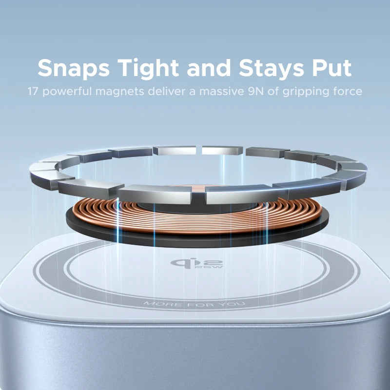 UGREEN Qi2.2 25W 2-in-1 Magnetic Wireless Charger Stand Fast Charging Stand Charger For iPhone 16 17/AirPods Magflow Charger Setup Lord