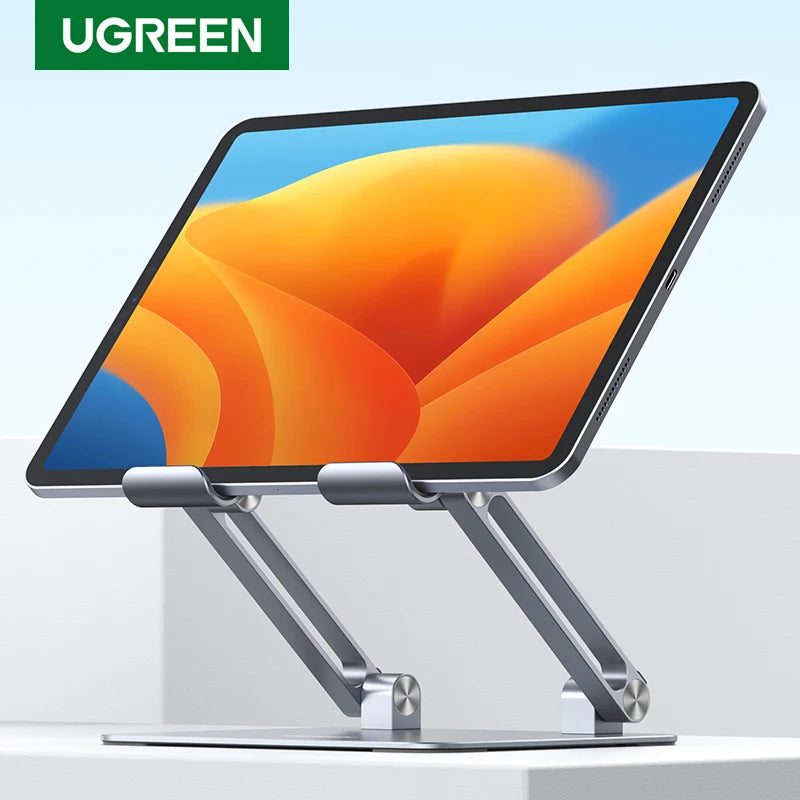 UGREEN Tablet Phone Stand Aluminum iPad Stand For iPad Pro iPhone Xiaomi Tablet Support Laptop Stand Phone Holder Tablet Stand Setup Lord