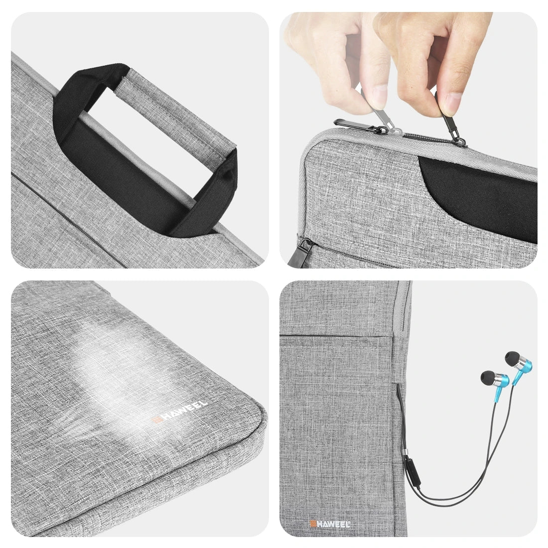 HAWEEL 13.0-14.0 inch/ 14.0-16.0 inch Briefcase Crossbody Laptop Bag For Macbook/ Lenovo/ Thinkpad/ ASUS/ HP & Other Laptop Bag Red Magic