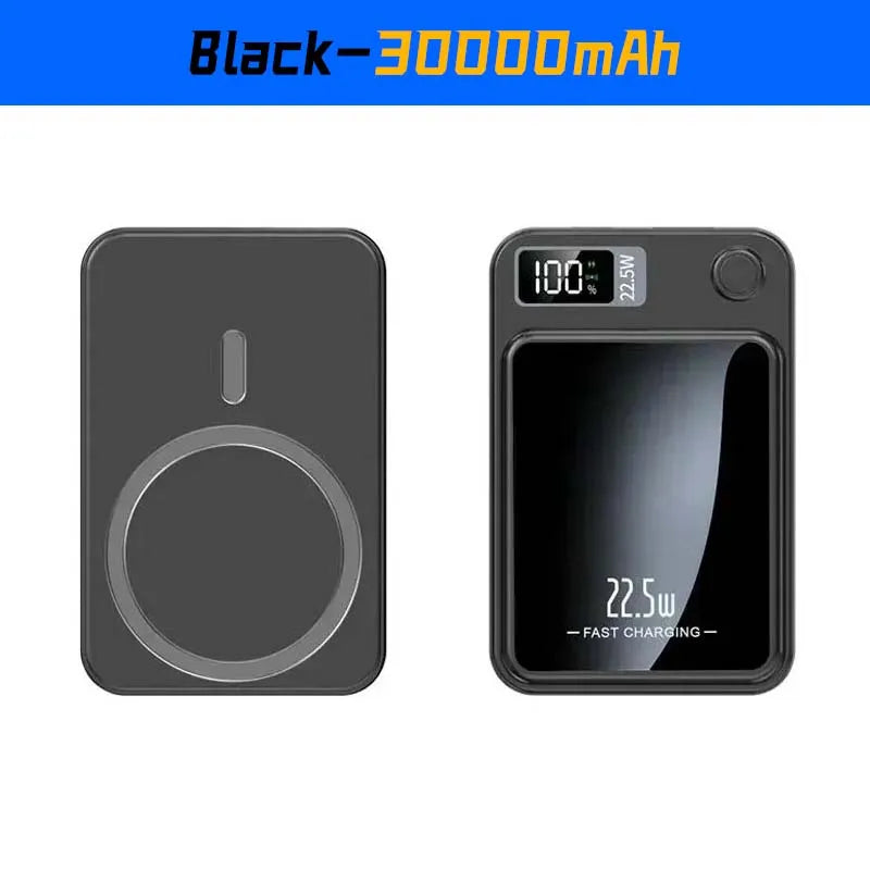 200000mAh ultra-large capacity  Fast Charging Xiaomi Magnetic Wireless Power Bank 22.5w Portable Type C Mini Power Bank For Ipho Red Magic